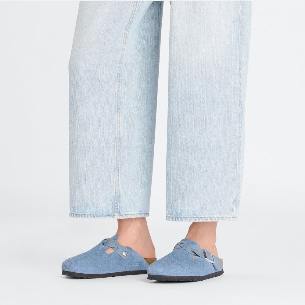 NWT BIRKENSTOCK Boston Braided in Elemental Blue - 39 - Picture 4 of 8